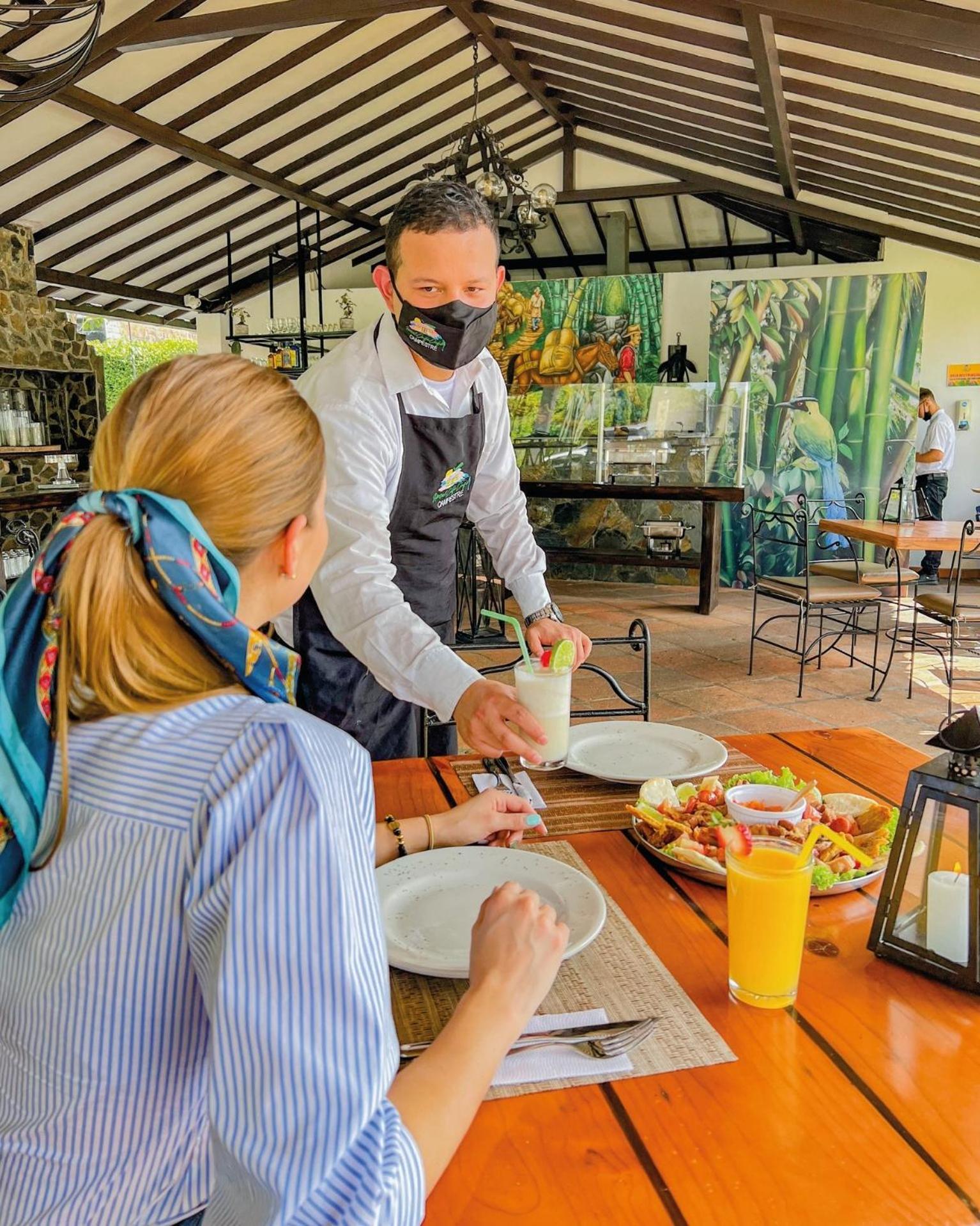 Hotel Campestre Cafe Cafe 蒙特内哥罗 外观 照片